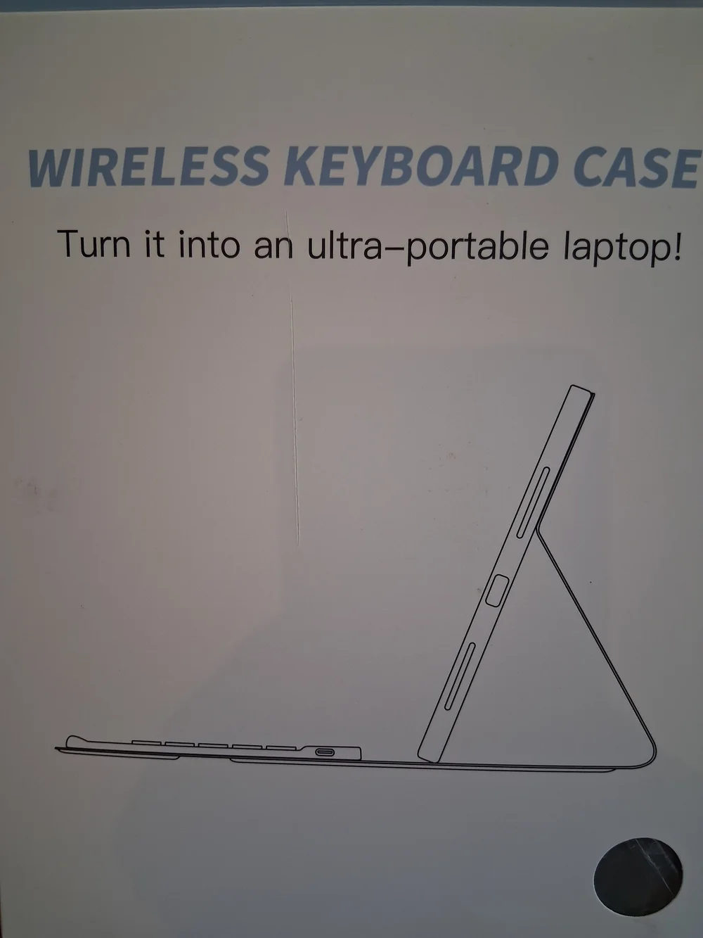 Wireless  Keyboard with White Keys and Green Frame